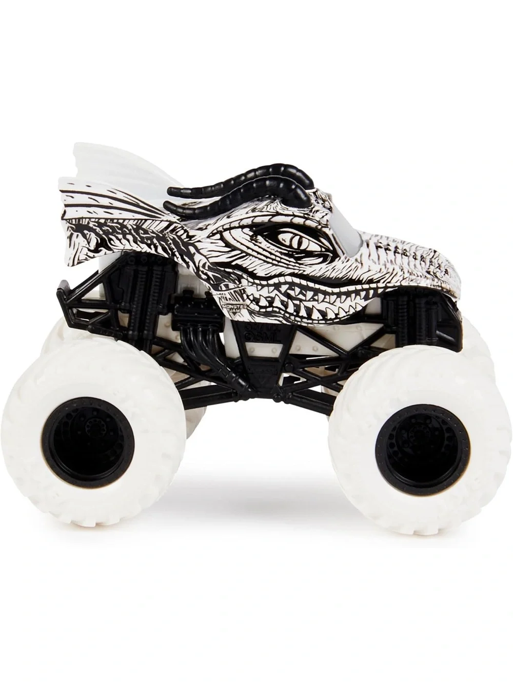 Monster truck Dragon vs Yeti Monster Truck 2-Pack - White